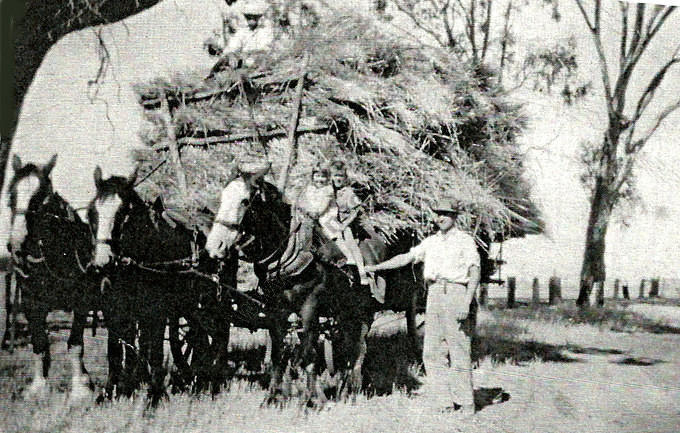 Laanecoorie Agriculture - Hay Carting