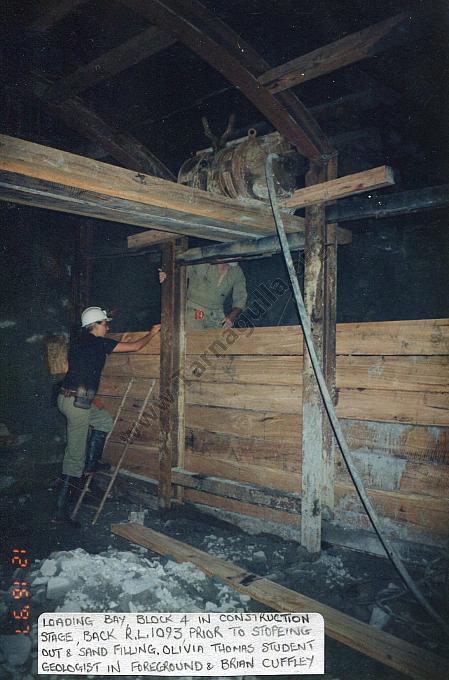 1997 Reef Mining NL Olivia Thomas, loading bay under construction