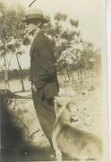 Walter S Grey Jun at the Tarnagulla Reservoir