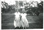 Easter Sports Parade, 1952. Heather Williams and Judith Stone.