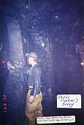 1997 Reef Mining NL Chris (Yahoo) Seery marking the face